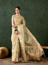 Womens Fashion Ethnic Green Color Sarees-MLSHWSA1473GRN0ONE